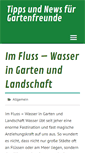 Mobile Screenshot of branchennews-garten.de